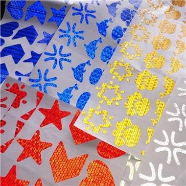 反射ビニールダイカット