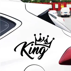 KINGクリエイティブカーステッカー